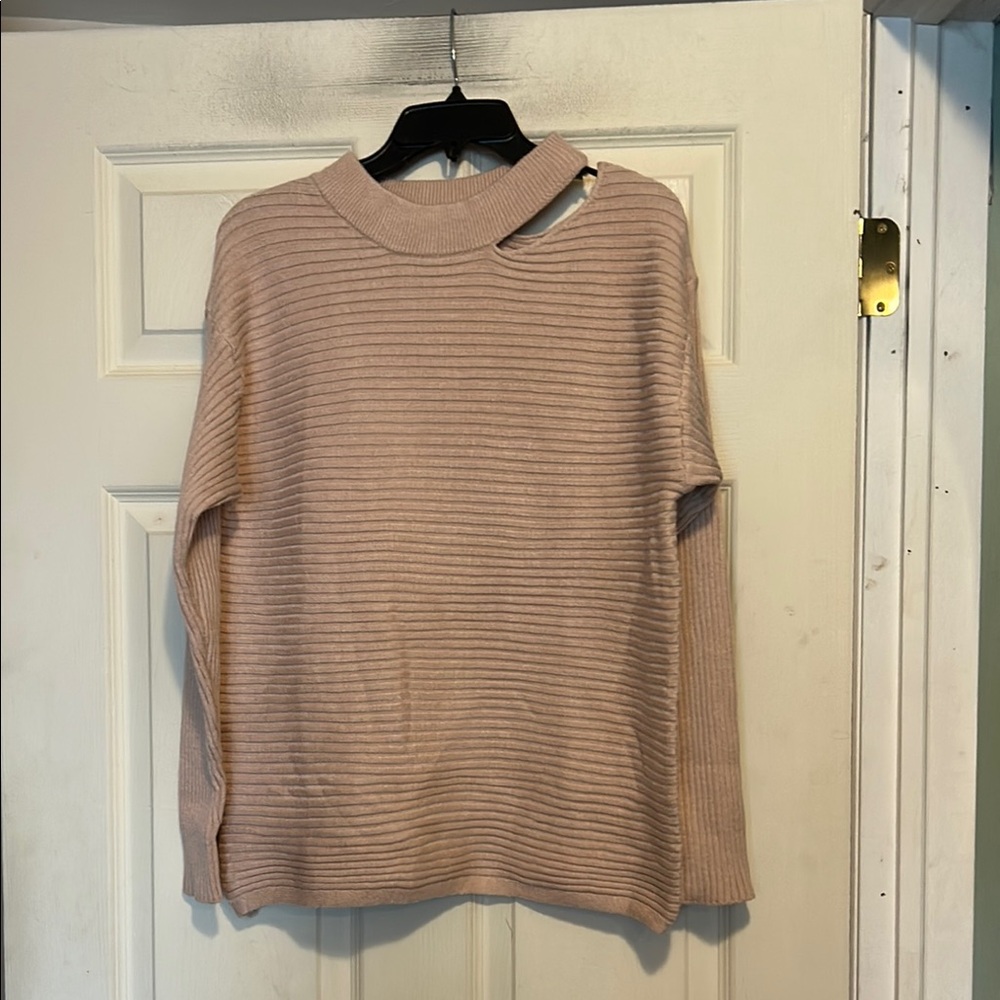 Kirundo Tan Cut Out Sweater Size Small